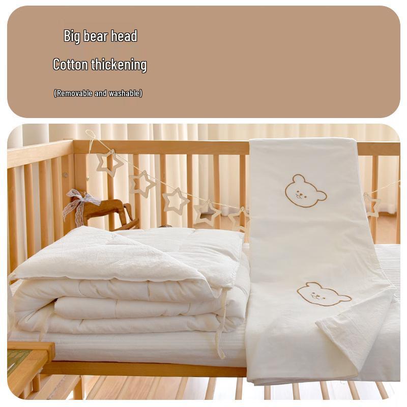Big Bear Head Thickened Baby Cotton Quilt