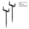 2Pcs Downspout Installation Brackets Stable Support Rainwater Downpipe Stand