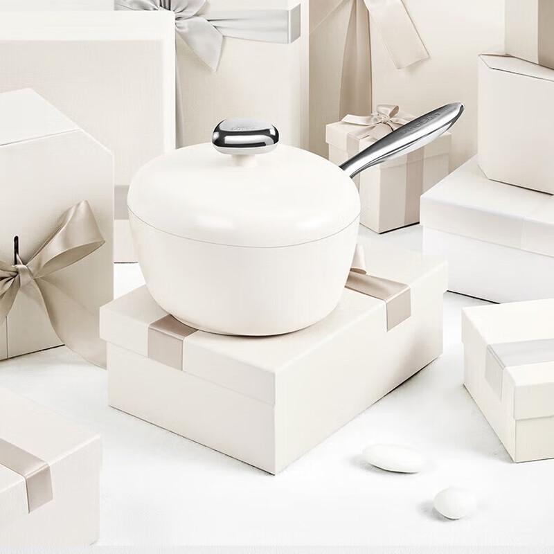 

VELOSAN 20cm Pebble Non-Stick Milk Pot with Lid