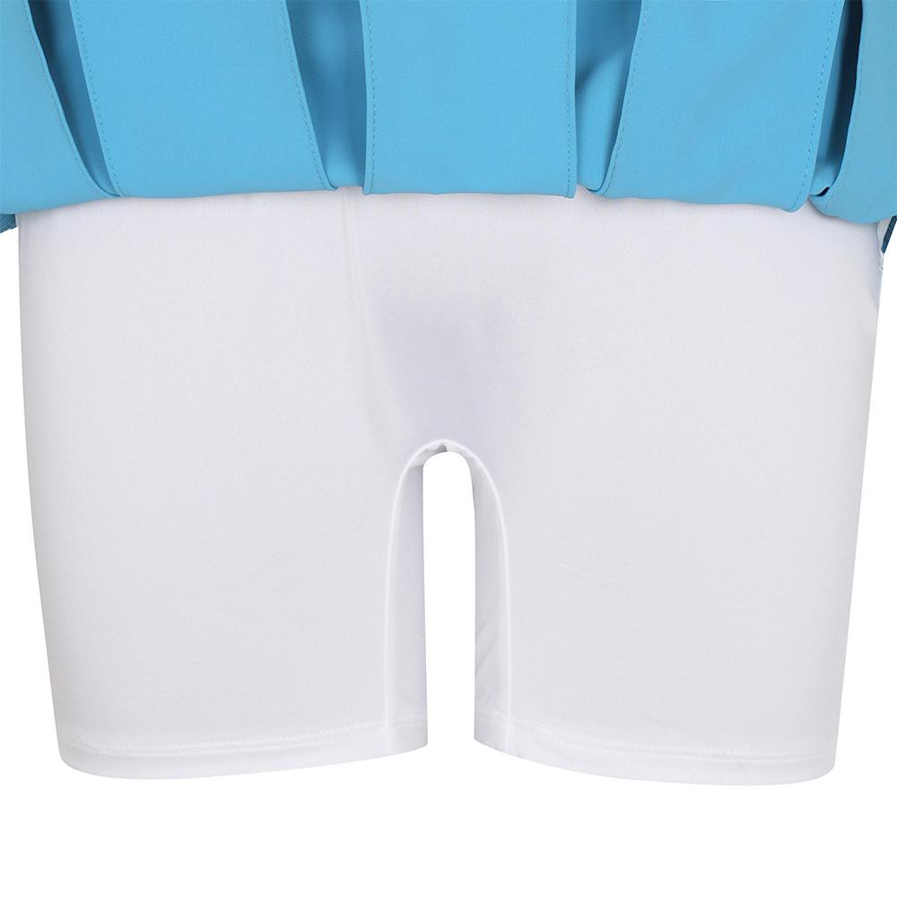 MALBON GOLF Wide Logo Banded Pleated Skirt Blue (Woman)