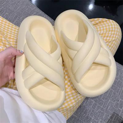 Mode Herr Mjuka Casual Tofflor slides EVA Extra-tjock Sula Sandaler Mode Flip Flops Utomhusskor Kvinnor Sommar Ut Sandalias Hombre