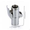 Hinged Connector with Snap-Button Marine Grade Pipe Stainless