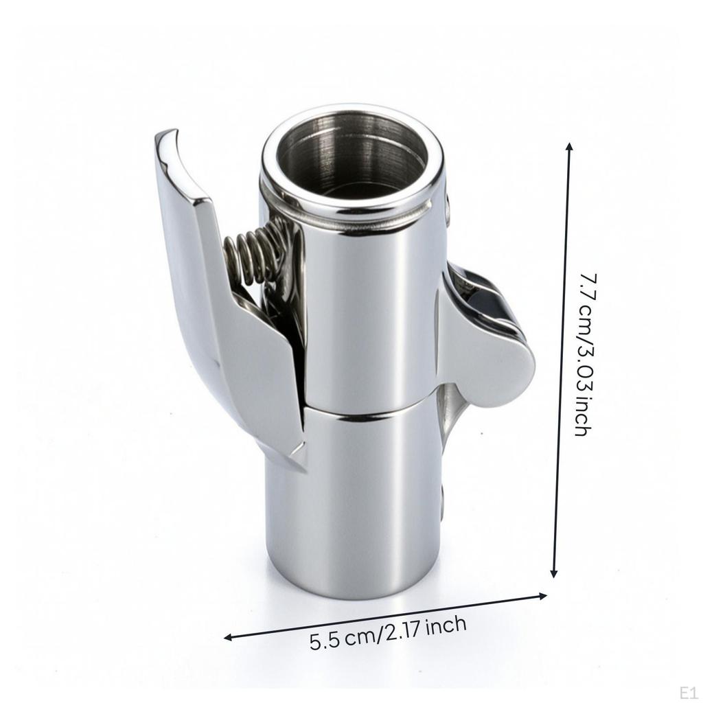 Hinged Connector with Snap-Button Marine Grade Pipe Stainless
