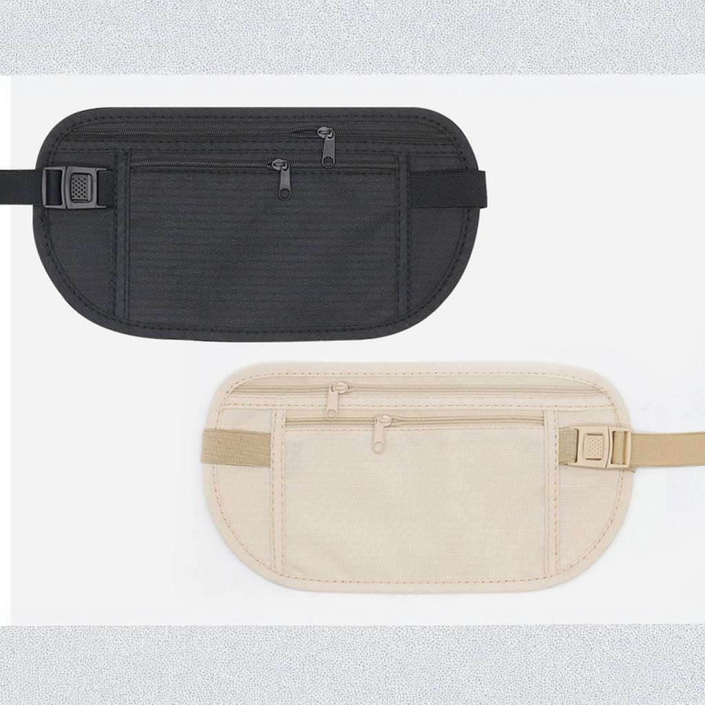 1 travel close fitting anti-theft waist bag, passport bag, outdoor sports running  thin bag, running bag