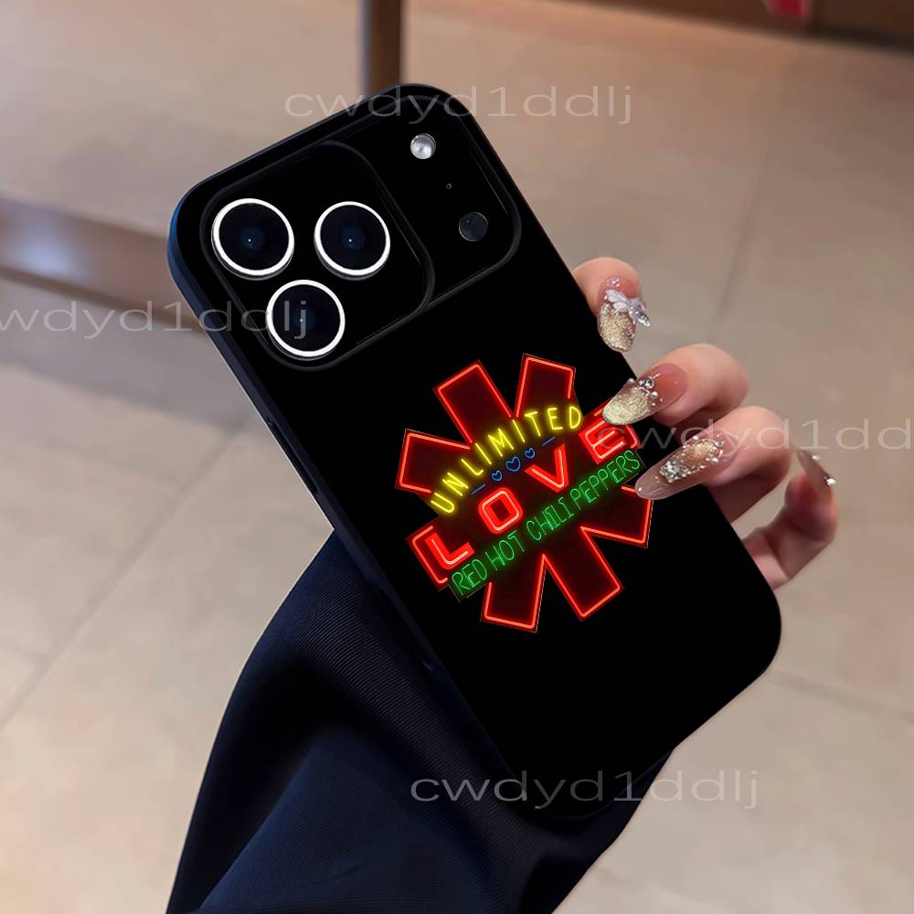 

R-Red Hot Chili Peppers RHCP Phone Case For iPhone 17,16,15,11,12,14,13 Pro Max Mini XS,XR,7 Plus 16E Air Shockproof Soft Cover iPhone12mini
