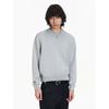 Blaexit American-Style Loose Round-Neck Short Sweater for Men, Winter Fleece-Lined Thick Black Knit Top