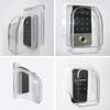 1Pcs 86 Type Door Keypad Cover Plastic Chime Button Bell Ring Cover Waterproof Transparent Doorbell Protective Cover