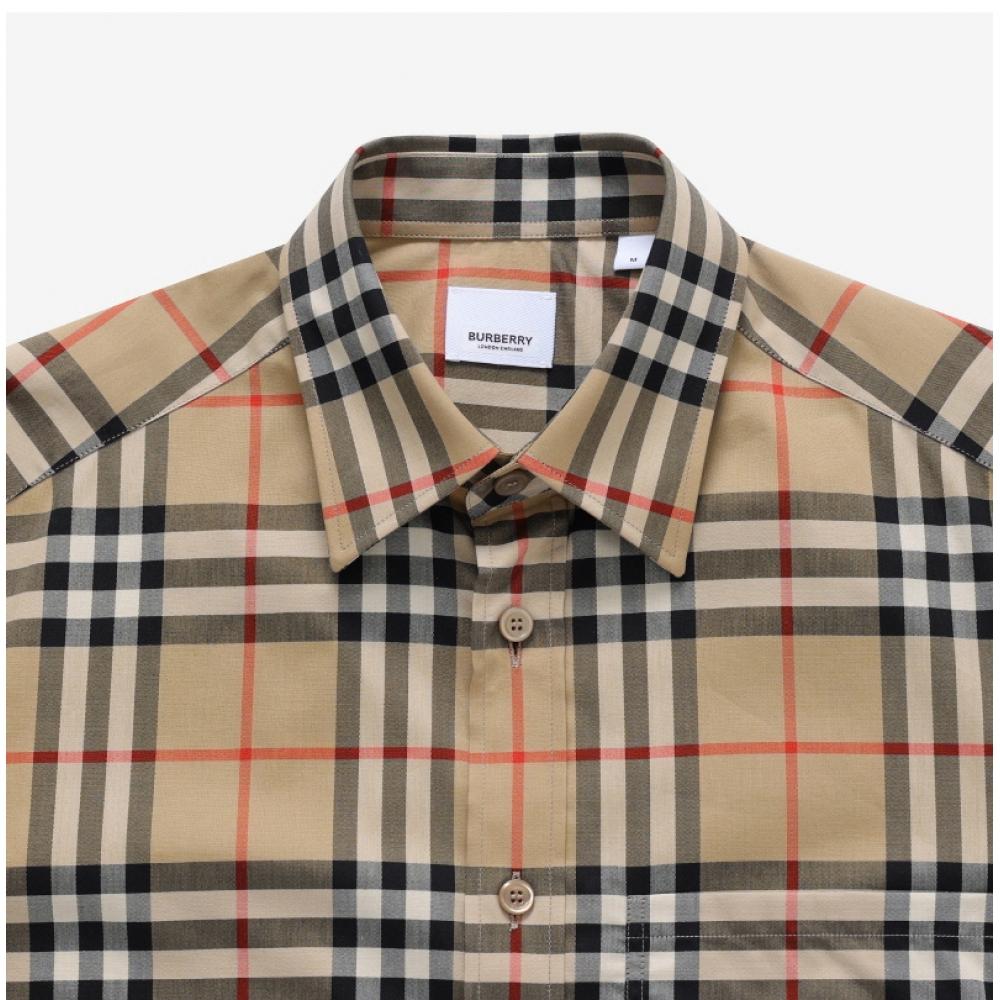 Burberry Cămașă Bărbătească Carouri Vintage 8070577 A7028