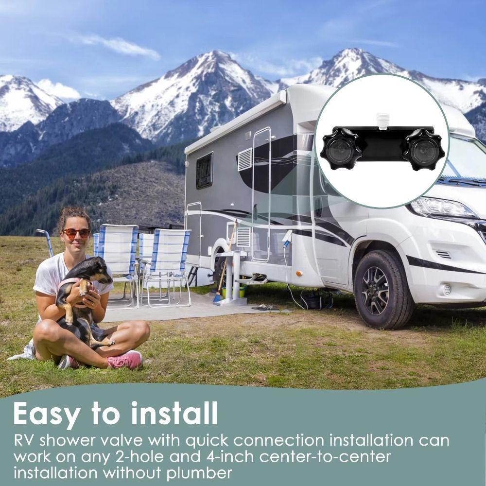 Mixer Valve Shower Box Diverter RV Accessories Shower Accessories Shower Faucet Valve Motor Home