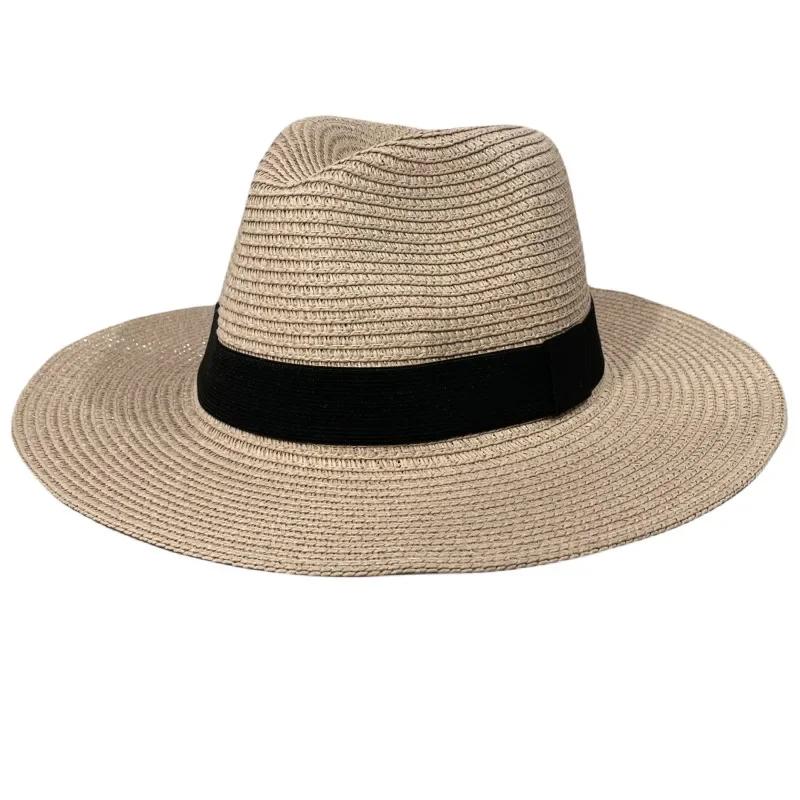 Foldable Wide Brim Sun Protection Hat for Men And Women Outdoor Travel Beach Caps Summer Soft Top Straw Cap