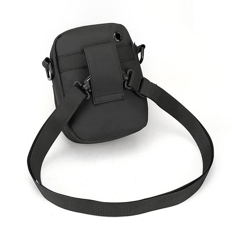 New men's messenger bag outdoor travel mobile phone bag men's small square bag casual large capacity shoulder light luxury
