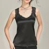 2018 European Summer Silkworm Satin Camisole: Versatile Slim-Fit Women's Top in Large Sizes