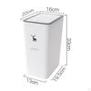 Compact Household Trash Bin for Bathroom, Bedroom, and Outdoor Use