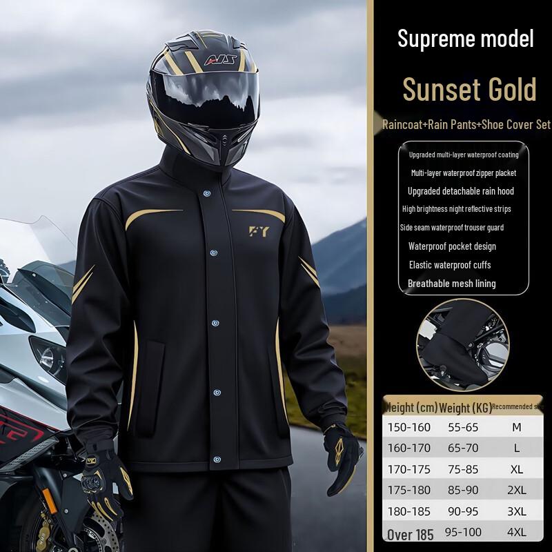 

Men s Split Motorcycle Rain Suit