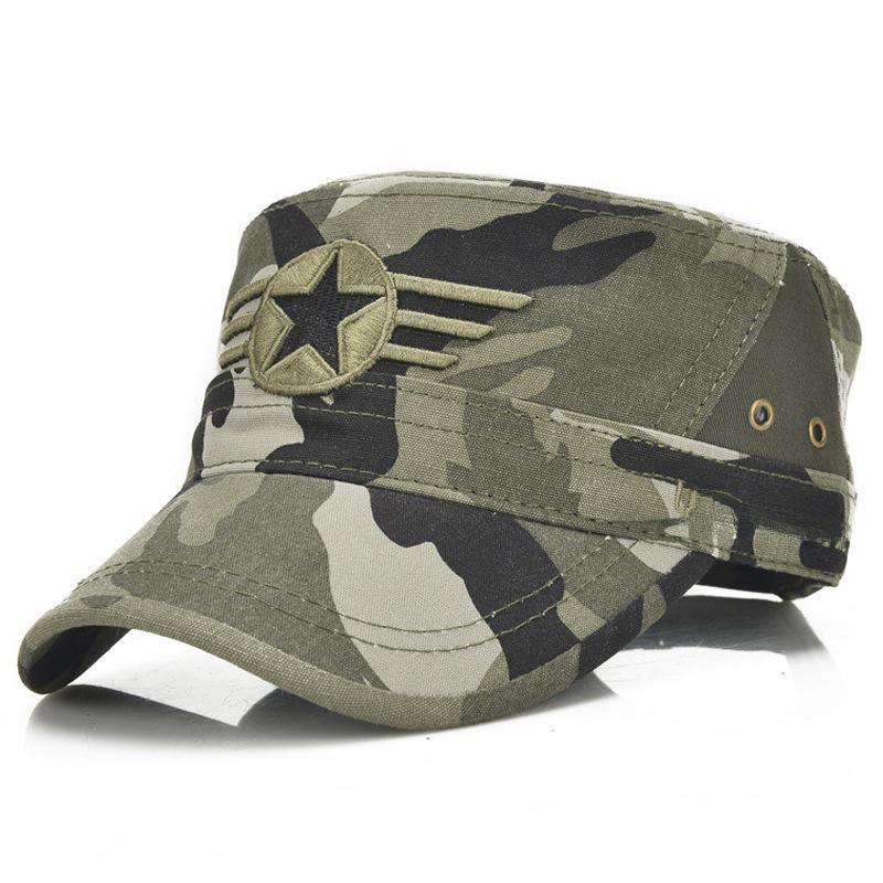 Herren-Schiebermütze im koreanischen Camouflage-Stil – trendige, lässige Entenschnabelmütze für Frühling/Herbst