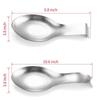 Large Stainless Steel Spoon Holder Heat-Resistant Cooking Spoon Holder Coffee Spoon Holder