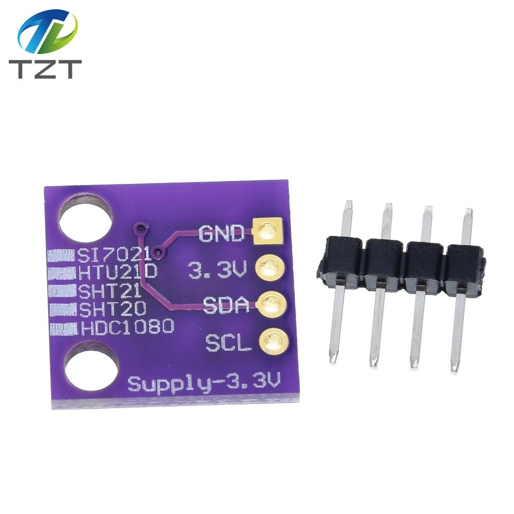 TZT 1/3PCS Temperature Humidity Sensors GY-213V-HTU21D HTU21D I2C Replace SHT21 SI7021 HDC1080 ModuleReplacement Sensors2