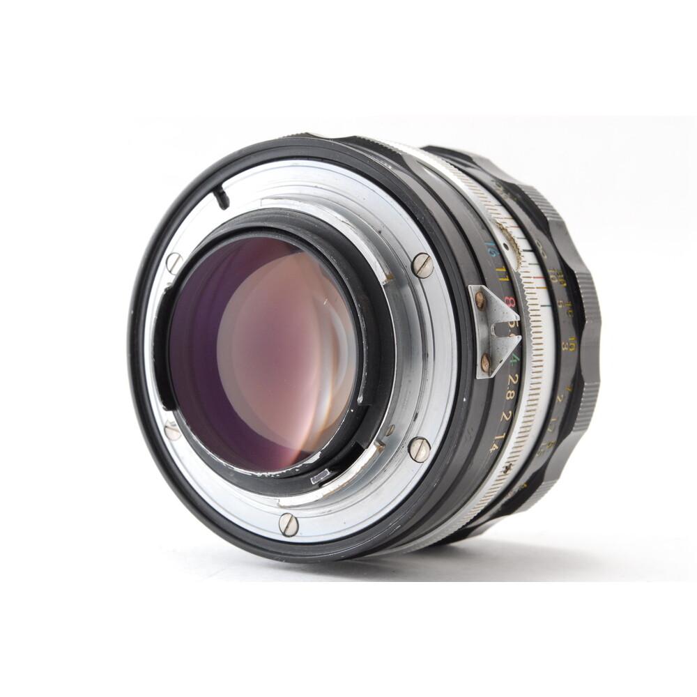 Used EXC+5 Nikon NIKKOR-S Auto 50mm F/1.4, Front Cap, Rear Cap, Lens Filter