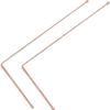 99.9% Pure Copper Dowsing Rods Professional Ghost Hunting Treasure Searching Tool Portable Copper Divining Rod Equipment