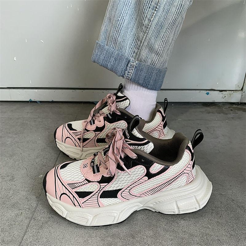 2024 New Sports Pustende, slitesterke og støtdempende Sportssko for kvinner Herre Basketballsko Par Fritidssko