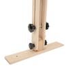 Leather Stitching Pony Adjustable 180 Degrees Hand Stitching Pony Beech Wood Leather Sewing Pony for DIY