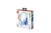 JBL Junior 320 / Kids' / On-Ear Headphones / Volume Control / Built-in Microphone / Customizable Stickers Included / Blue / JBLJR320BLU