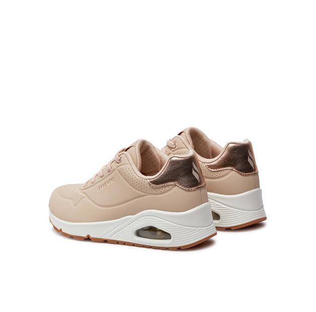 Skechers кроссовки Uno Shimmer Away 155196/NAT розовый