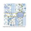 24 Sheets Floral Theme Craft Paper Scrapbook Vivid Prints for Scrapbooking, Party