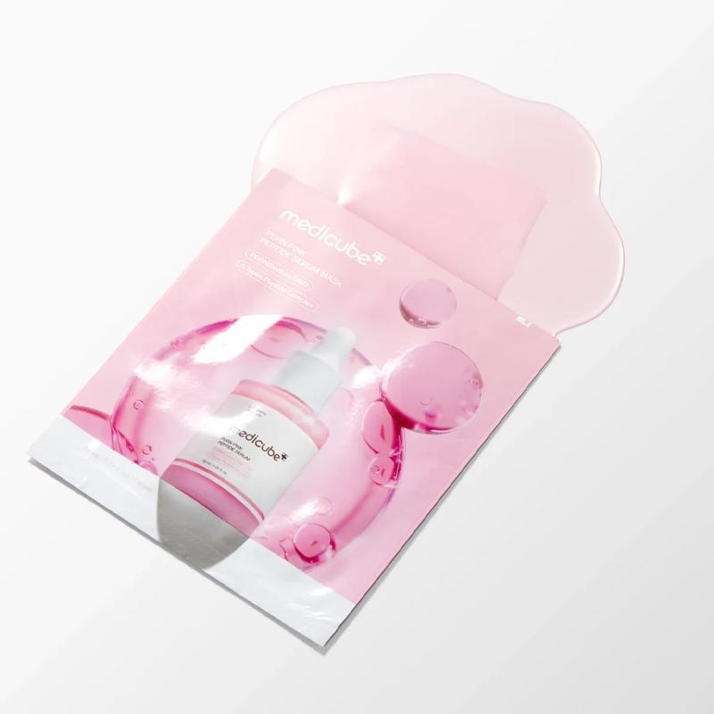 Medicube PDRN Rosa Peptid Serum Maske 5 Stück