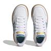 Adidas Hoops Lightweight Comfortable Non-Slip Durable Kids Casual Shoes Kids Sneakers White Blue Gold HP9047