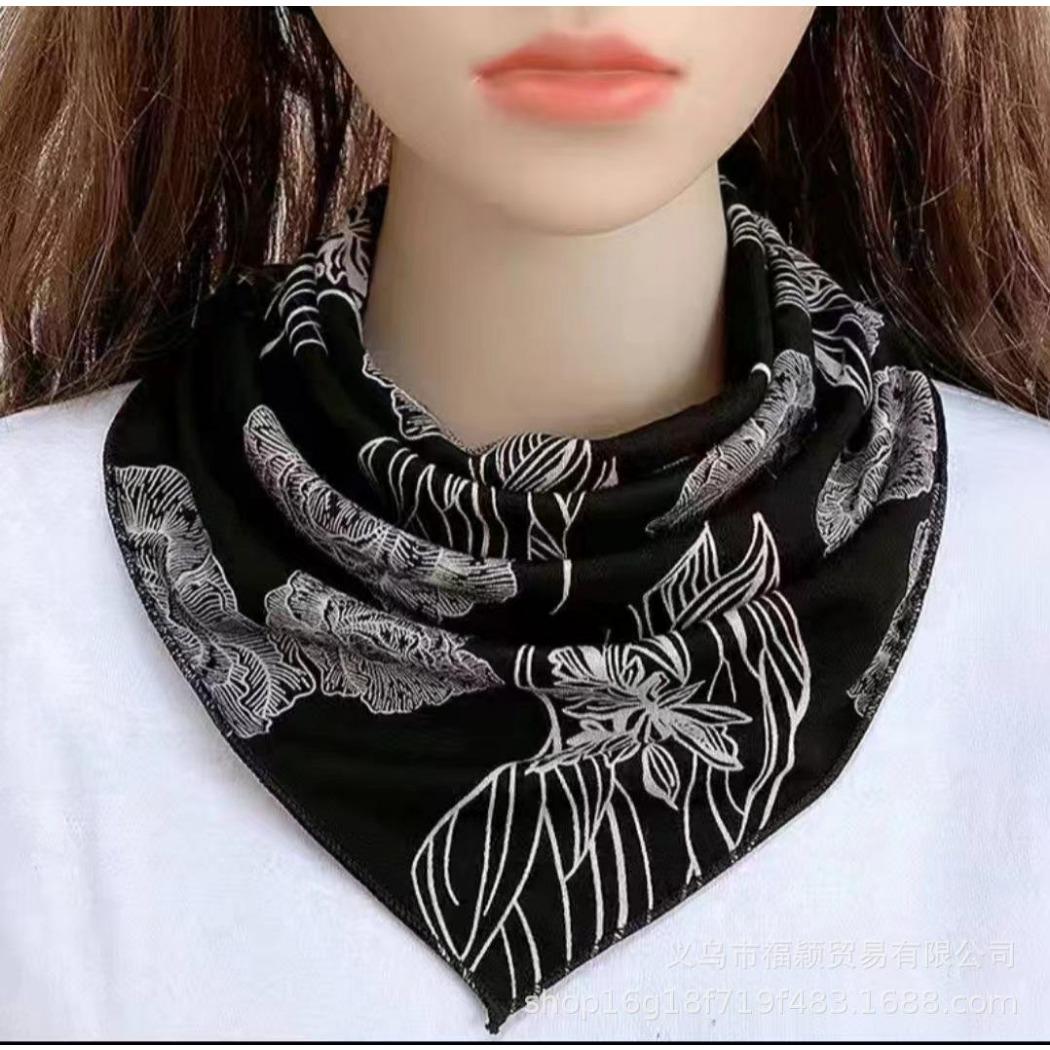 

Шарф женский тонкий зимний шарф треугольный шарф шейный отдел позвоночника Универсальный теплый модный поддельный воротник