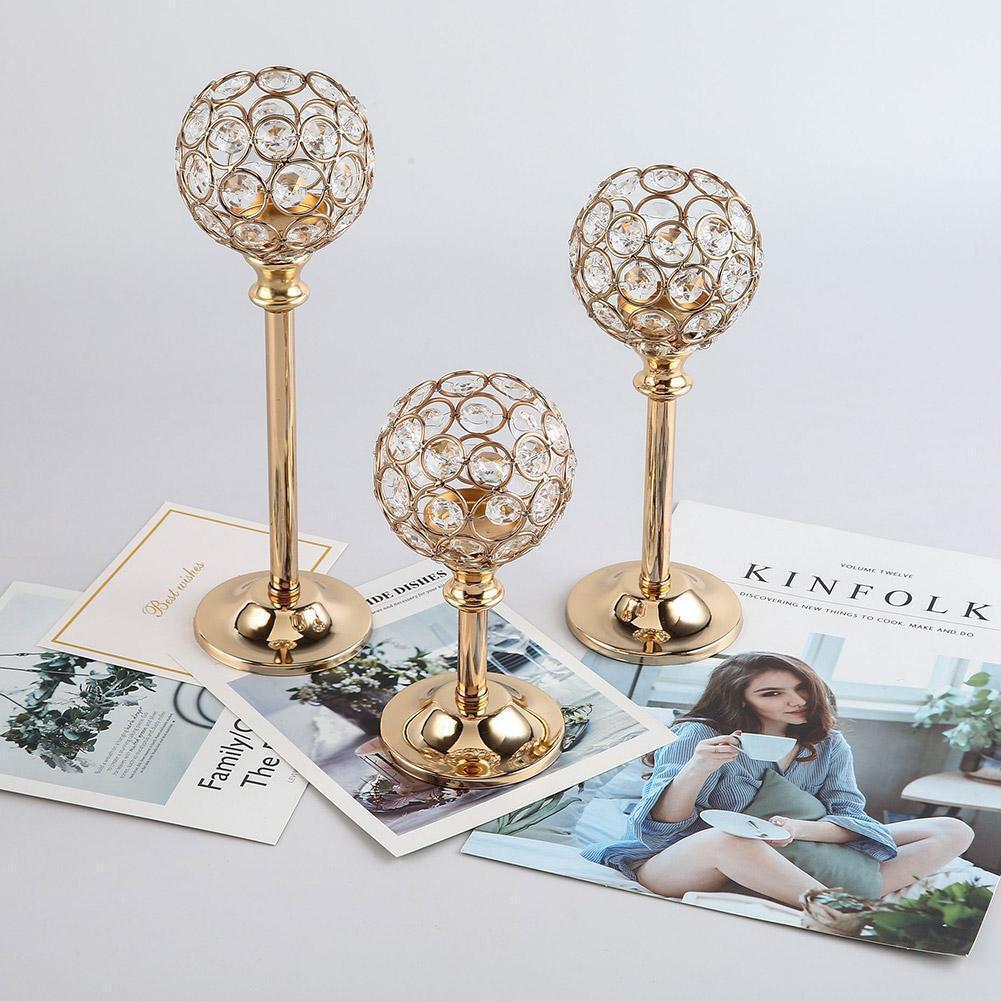 Bougeoir en cristal moderne pour bougie chauffe-plat, pour la maison, pour fête de Noël, mariage, salle à manger, décoration de centre de table