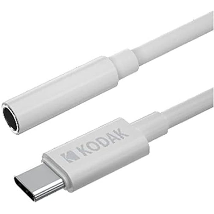 Cablu USB - KODAK - Alb - USB 2.0 - Conector USB-C - Transfer de date