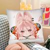pc Zhao ZZenless Zone Zero ZZZ Pillow Case Fashion Square Pillowcase Bedroom Sofa Room Ins Decoration Leisure