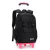 Zaino per Bambini e Ragazze Borsa da Scuola con Ruote Zaino Trolley Carino Zaino Scolastico Zaino con Ruote Portadocumenti
