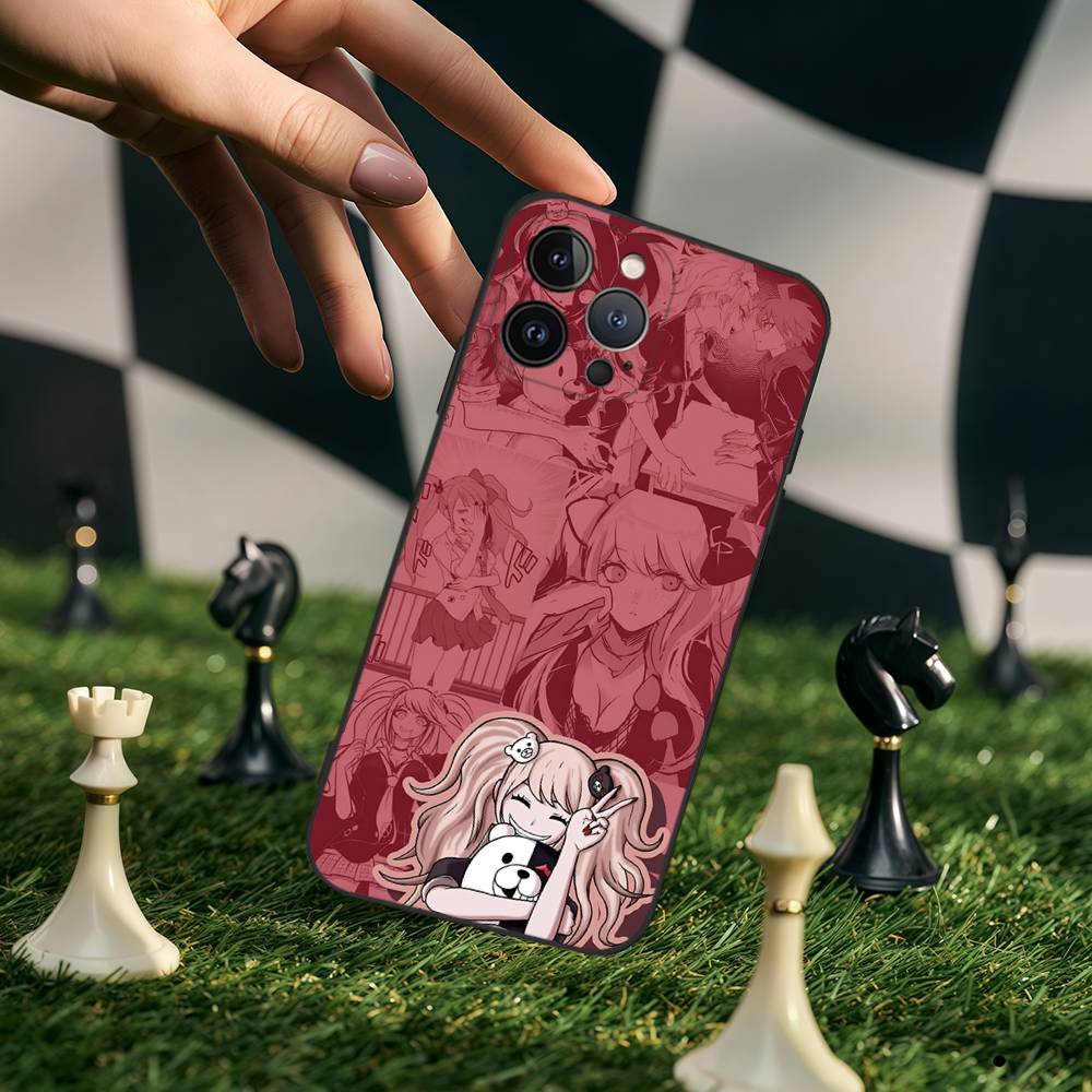 

Чехол для телефона Danganronpa Junko Enoshima Monokuma для iPhone 17 16 15 14 13 12 11 Pro Max Plus Mini Мягкий ударопрочный ТПУ iPhone 11