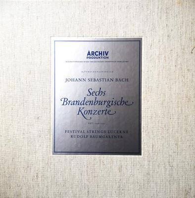 LP Record JOHANN SEBASTIAN BACH - FESTIVAL ST - Sechs Brandenburgische Konzerte, BW 19814243 Archiv Produkti Germany Obi Classical Used