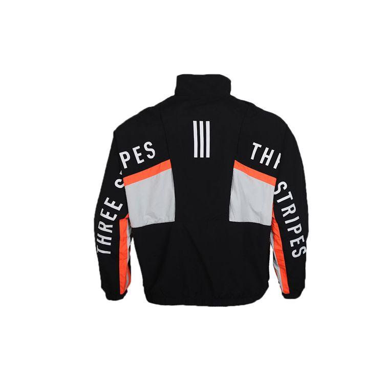 Adidas Zip-Up Stand Collar Woven Jacket Men Jackets Black FM5455