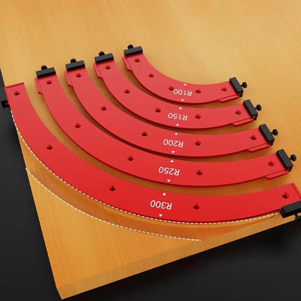Reusable Round Corner Radius Templates R100 R150 R200 R250 R300 Radius Jig Arc Mold  Edge Molding