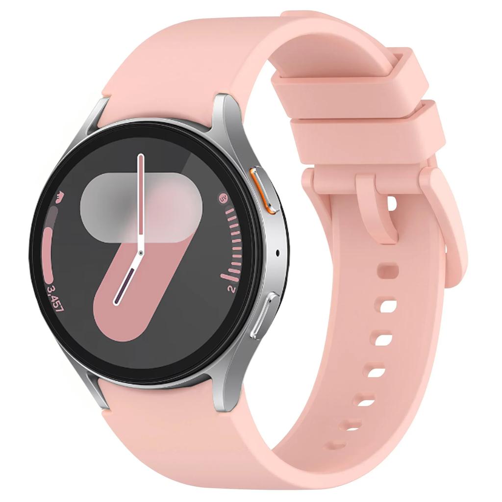 Silicone Strap for Samsung Galaxy Watch 4 Classic 46/42mm 5 Pro 45mm Bracelet for Galaxy 7 6 5 4 44mm 40mm/6Classic 47 43mm Band