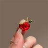 1Pc Japanese and Korean Creative Apple Brooch Pin Fashion Versatile Jewelry Accessories Clothing Bag Decoration Party Gift 2026