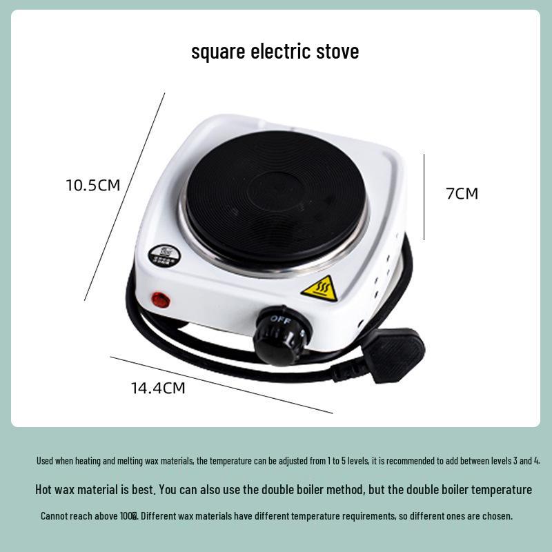 Aroma Candle DIY Tool Set: Electric Soy Wax Melting Pot and Stove