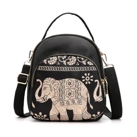 Three-purpose Ladies Shoulder Multi-Purpose Mini Small Backpack Oxford Cloth Messenger Bag