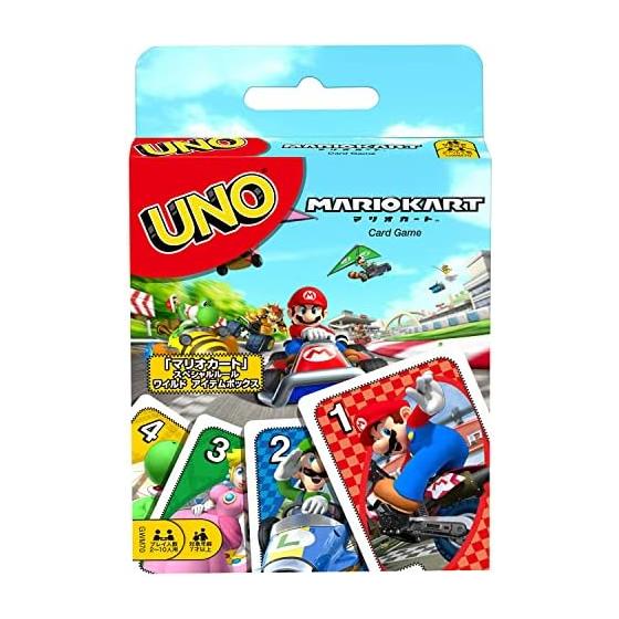 Mattel Игра УНО УНО Марио Карт Карточная игра Веселая игра для 2-10 игроков Возраст 7+ GWM70
