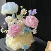DIY Wrapping Colorful Fluffy Cloud Cotton Handmade Floral Decoration Materials Bouquet Packaging 25x80cm Gift Packaging