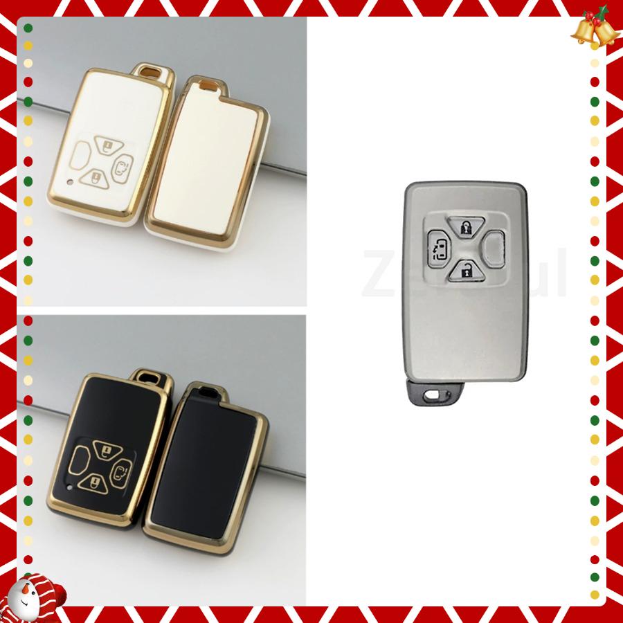 3/4/5 Buttons Auto TPU Remote Shell Fob Holder for Toyota Estima Alphard Vellfire Key Case Cover Keyless Protector Accessories