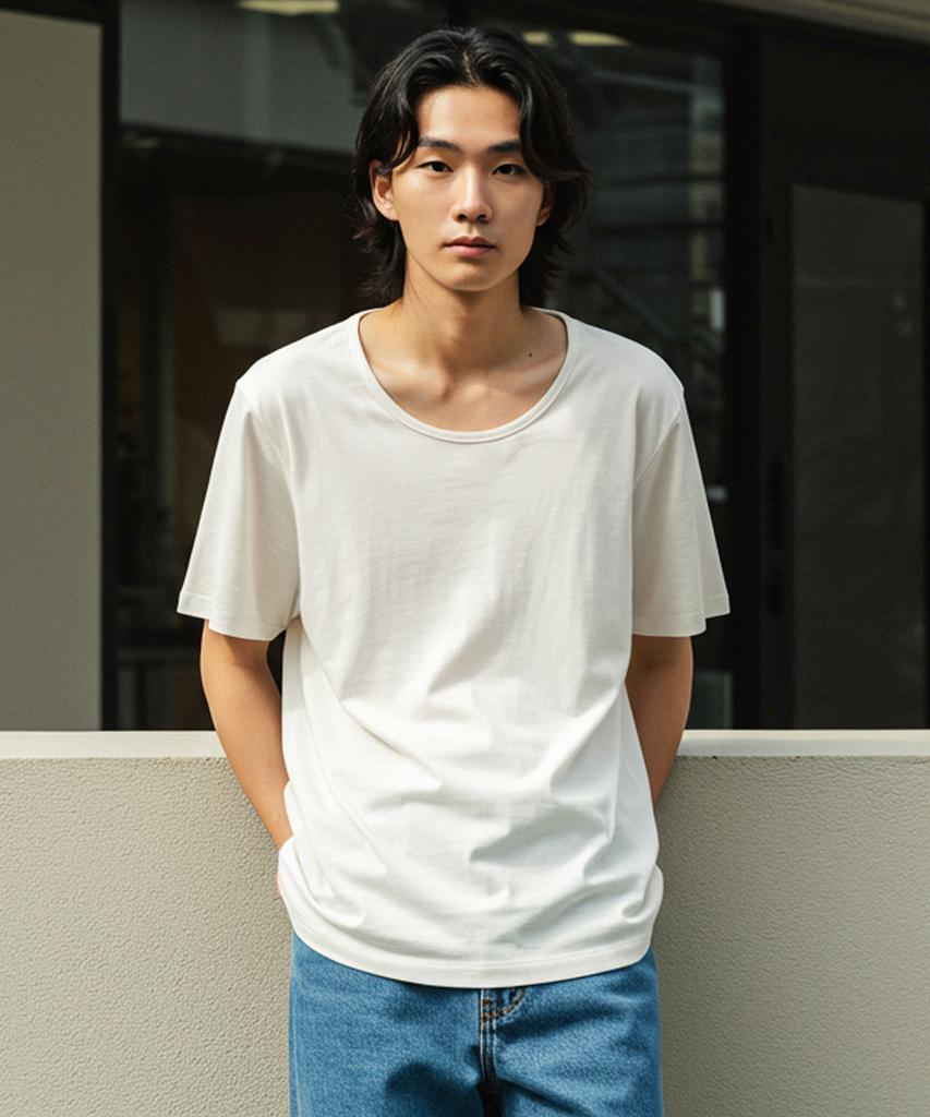 ZPLISH 2Pack [3Color] Tp U-Neck T-Shirt