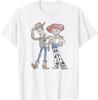 Hot Fashion Casual Disney Pixar Toy Story 4 Woody and Jessie T-Shirt S-4XL Four Seasons