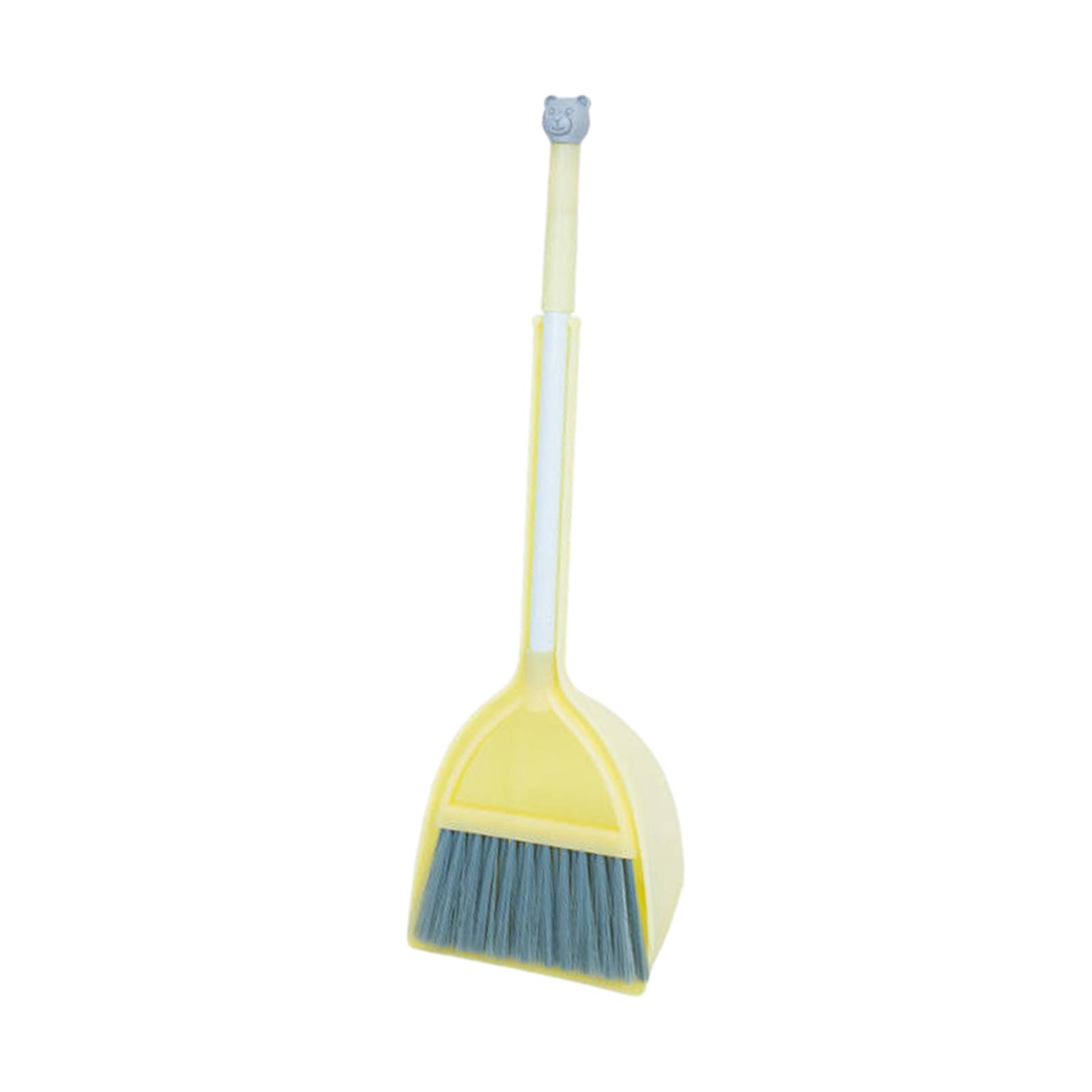 Children Cleaning Broom Dustpan Set Cleaning Toys Gift Housekeeping Play Set Cleaning Sweeping Play Set for Age 2~5 Girls Boys