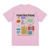 Mans Best FRIEND ObJect TShIrt T Shirt Summer Singers Same StyleTeeshirt Korean Ropa Hombre Summer Cool Breathable Tops